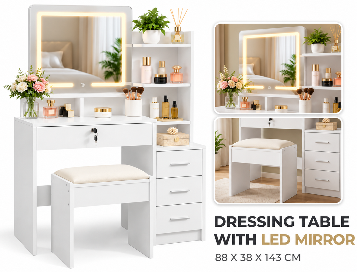 Dressing Table With Mirror