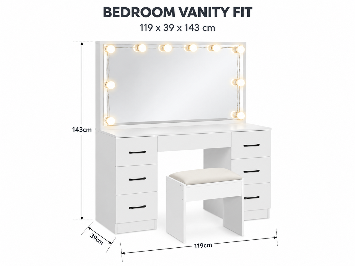 Dressing Table With Mirror