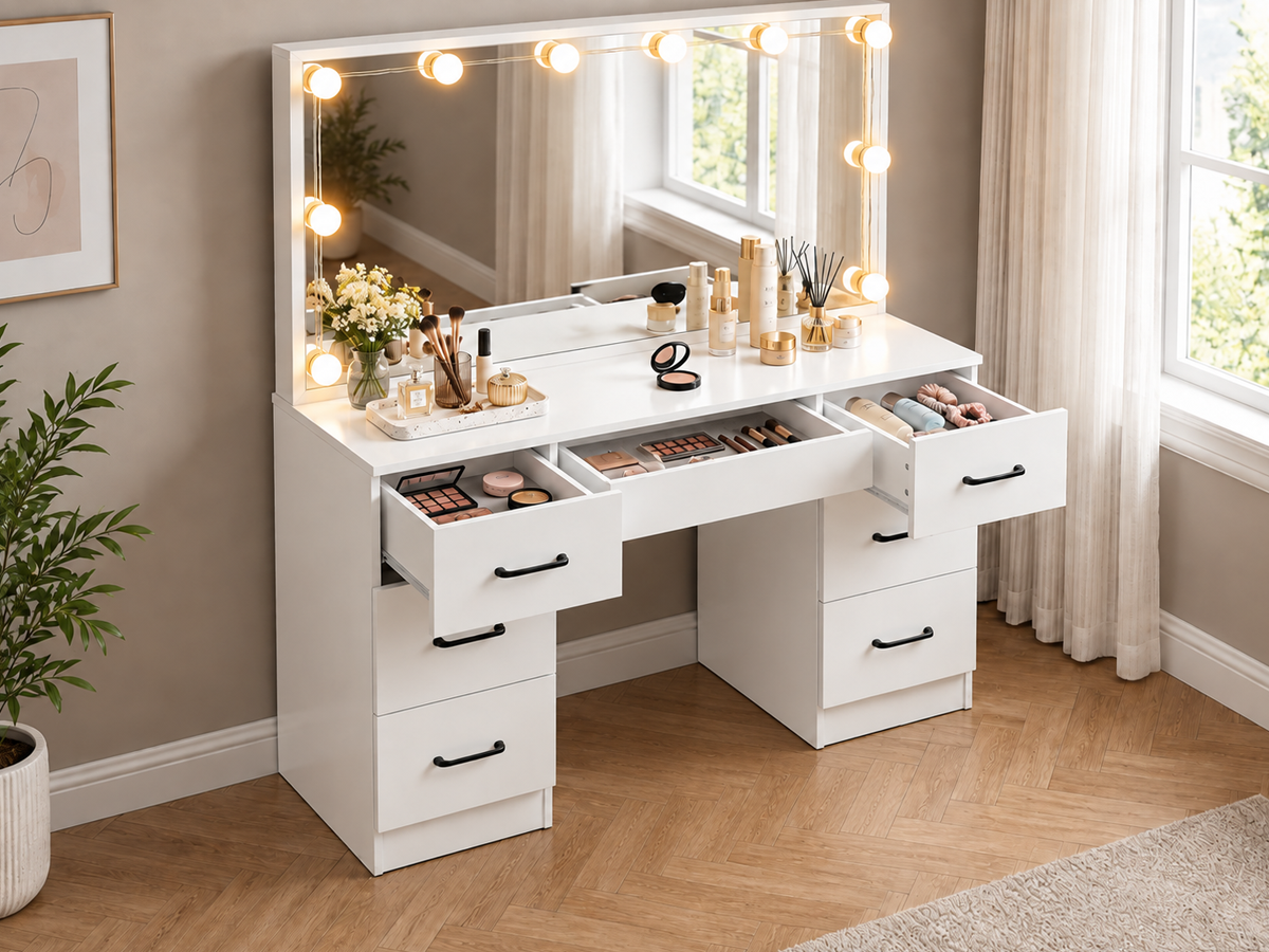 Dressing Table With Mirror