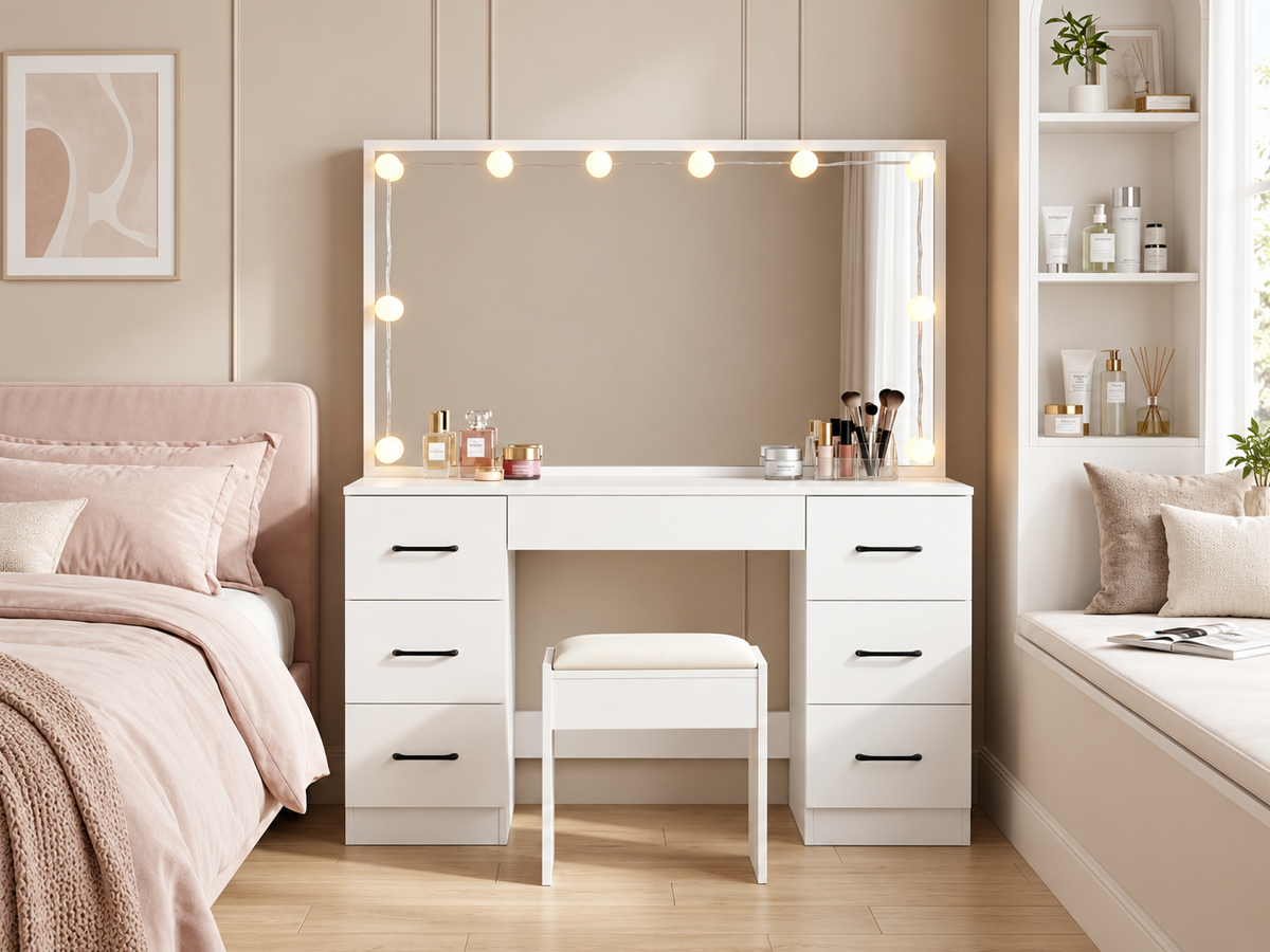 Dressing Table With Mirror