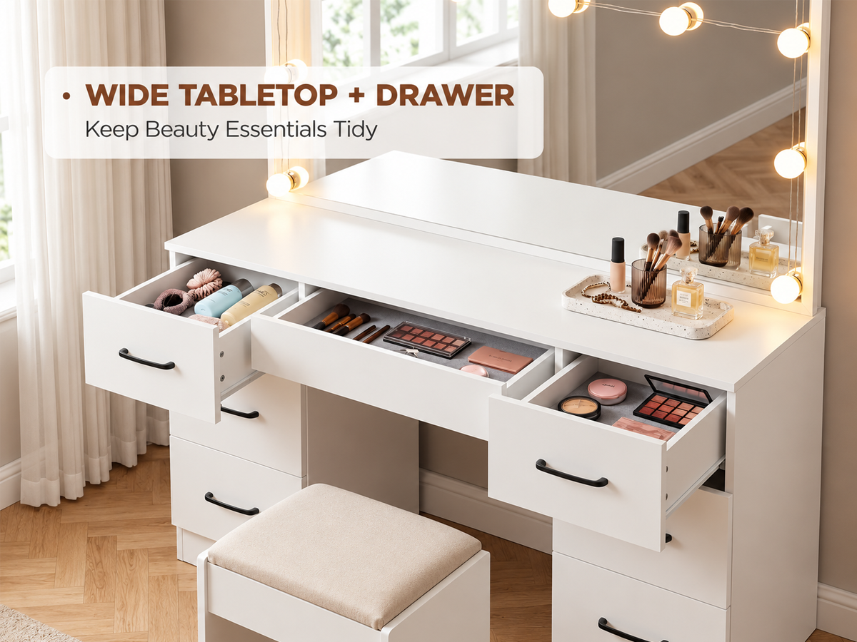 Dressing Table With Mirror