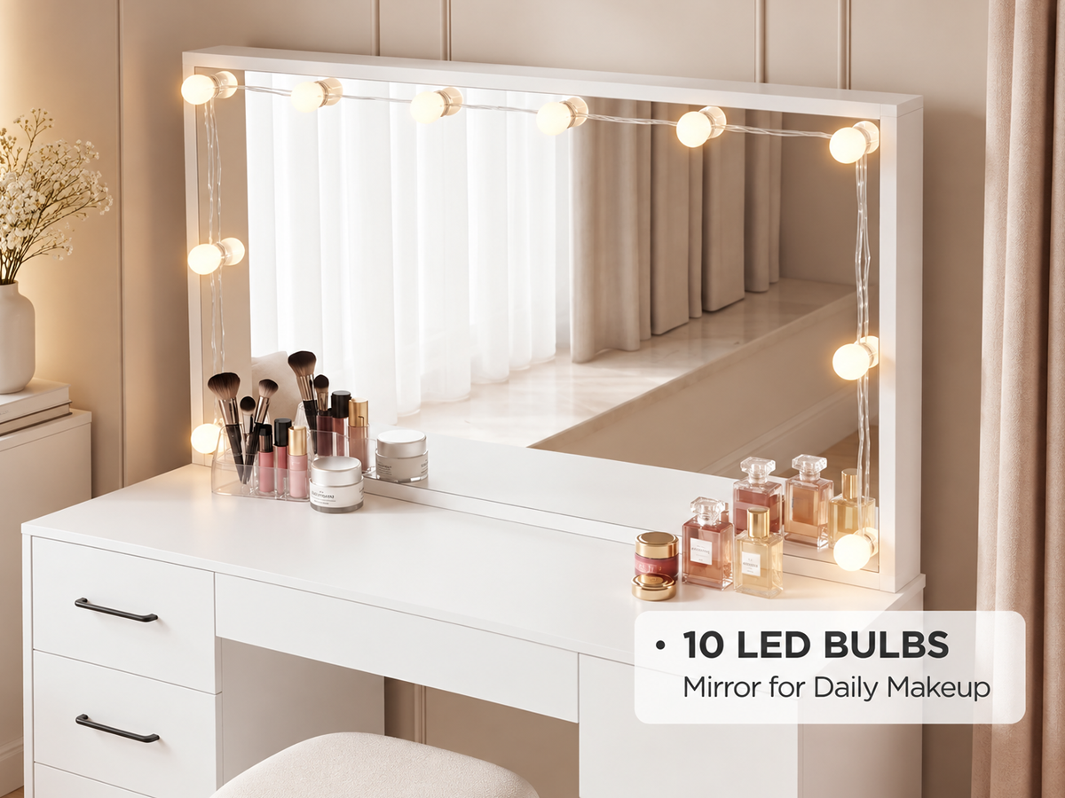 Dressing Table With Mirror