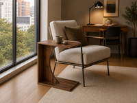 Thumbnail for C-Shaped End Table