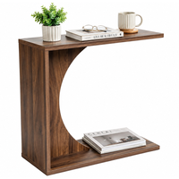 Thumbnail for C-Shaped End Table