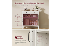 Thumbnail for Storage Cabinet Coffee Bar Cabinet with Drawer