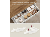 Thumbnail for Storage Cabinet Coffee Bar Cabinet with Drawer