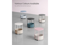 Thumbnail for VASAGLE Side Table with Fabric Basket