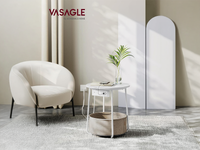 Thumbnail for VASAGLE Side Table with Charging Station
