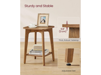 Thumbnail for Side Table 2 Tier Square End Table