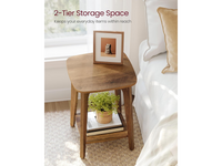 Thumbnail for Side Table 2 Tier Square End Table