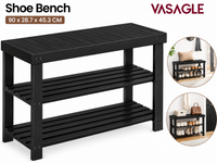 Thumbnail for Bamboo Shoe Storage Bench