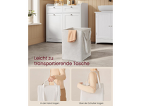 Thumbnail for VASAGLE Bathroom Cabinet with Laundry Baskets