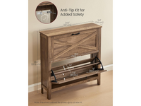 Thumbnail for VASAGLE Shoe Storage Cabinet Organizer