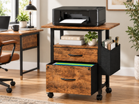 Thumbnail for 2 Drawer File Cabinet Mobile Filing Cabinet