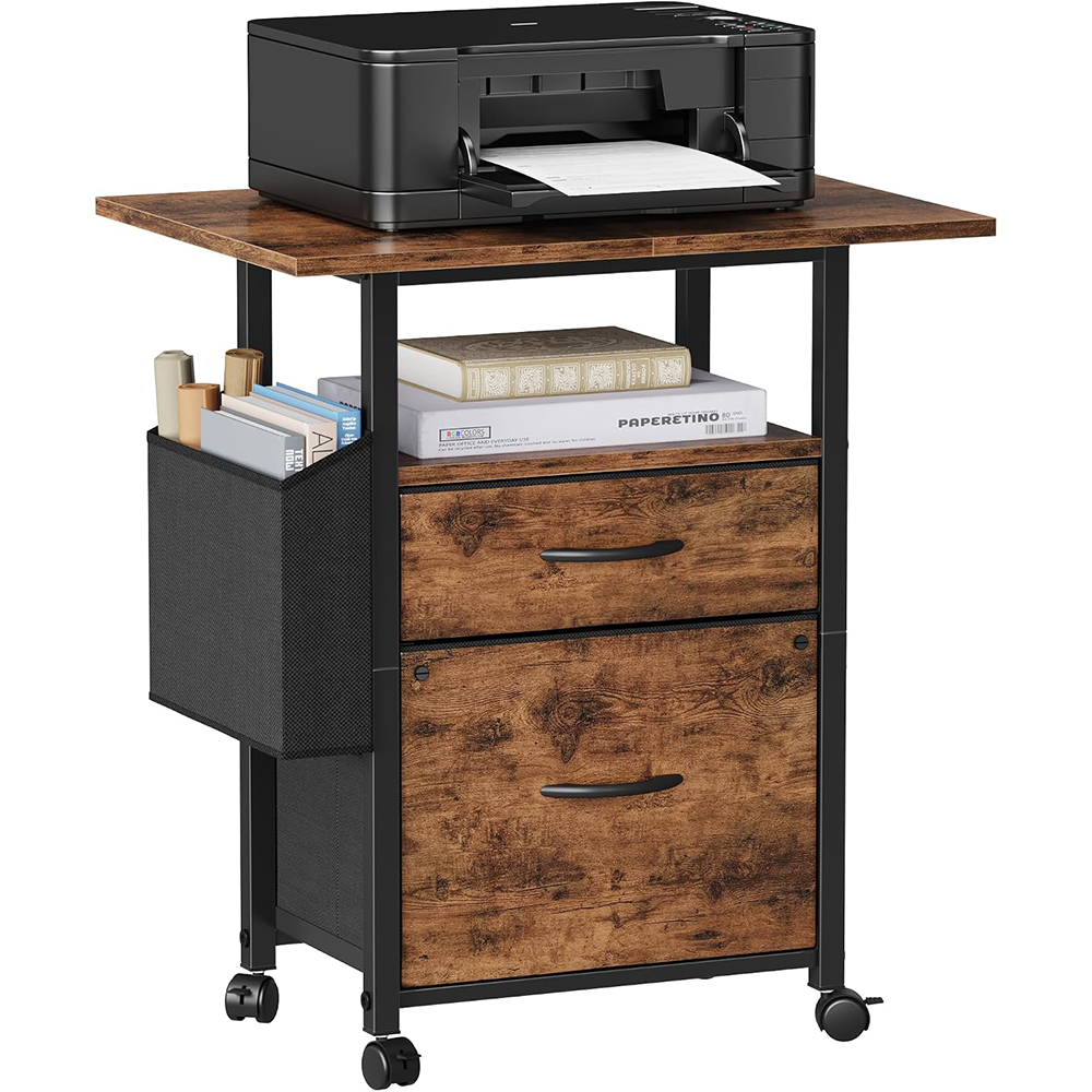 2 Drawer File Cabinet Mobile Filing Cabinet