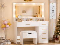 Thumbnail for Dressing Table with Stool