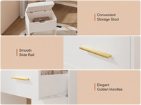 Thumbnail for Dressing Table with Stool