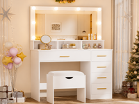 Thumbnail for Dressing Table with Stool