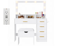 Thumbnail for Dressing Table with Stool