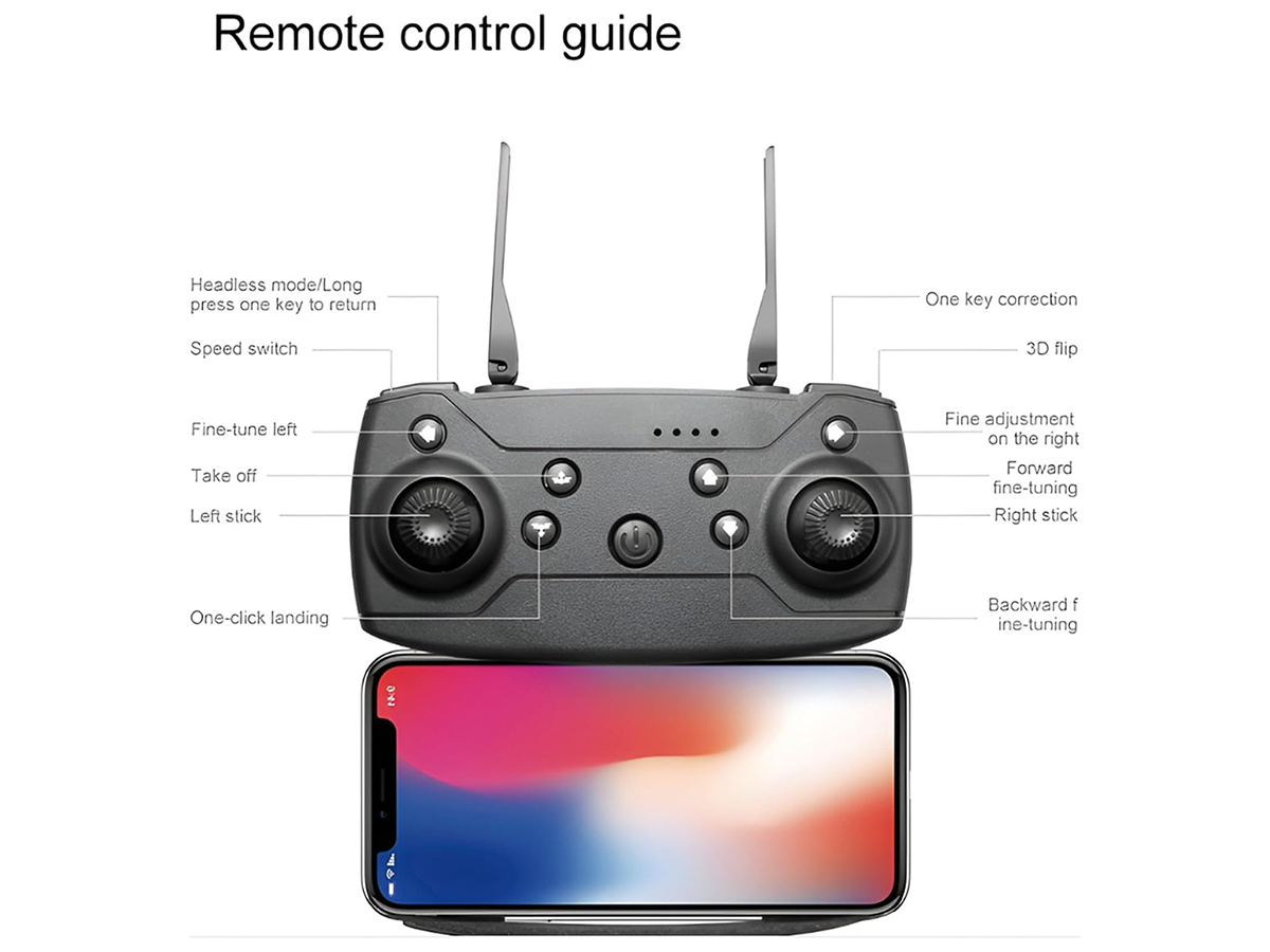 Drone With Camera and Battery