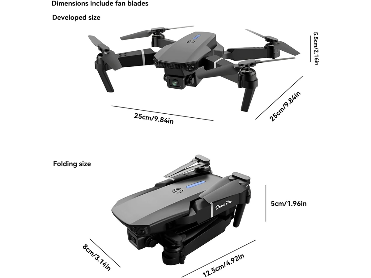 Drone With Camera and Battery