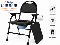 Thumbnail for Folding Commode Toilet Chair