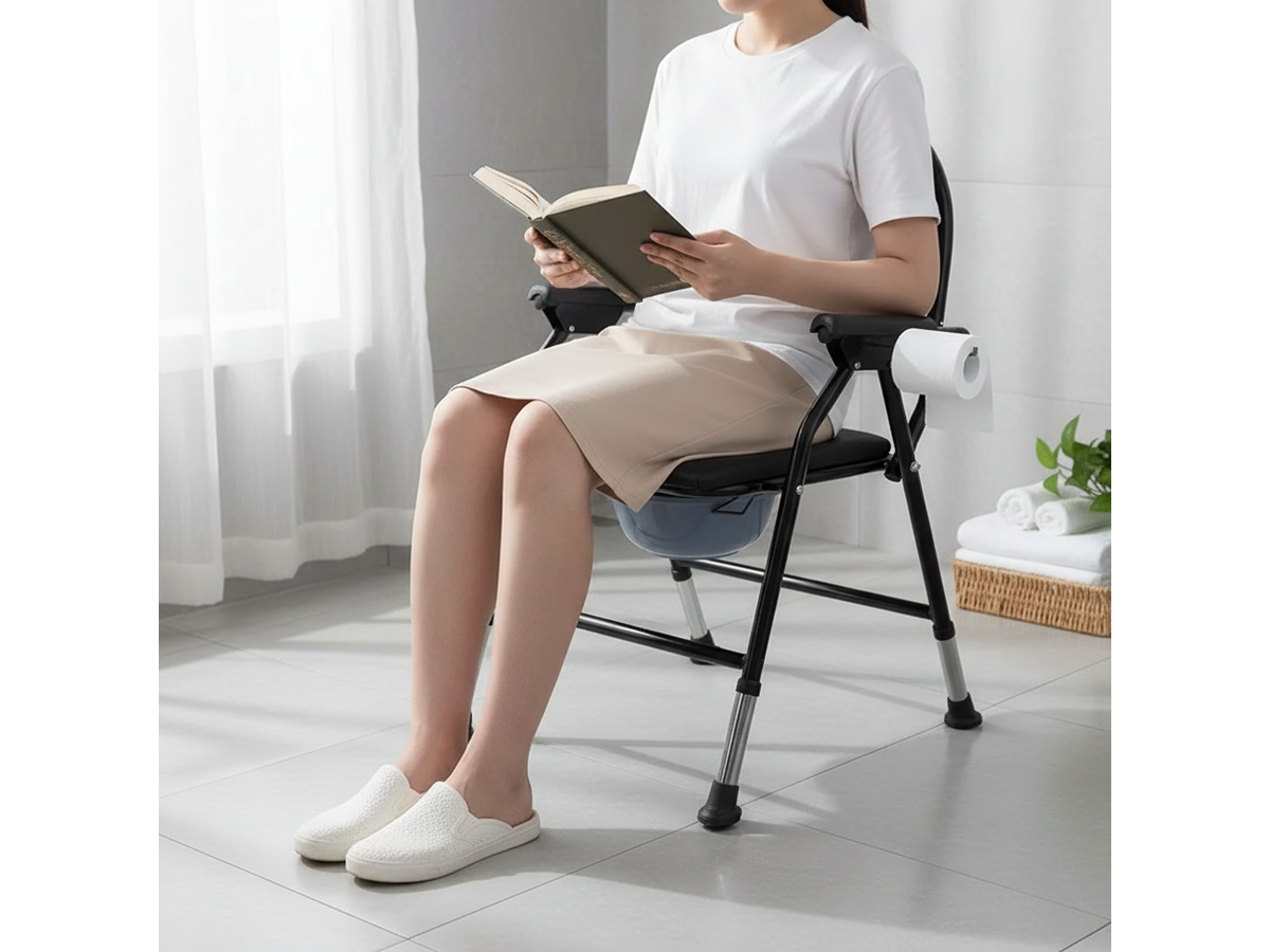 Folding Commode Toilet Chair