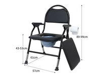 Thumbnail for Folding Commode Toilet Chair