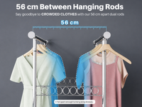 Thumbnail for Metal Wardrobe Clothes Rack