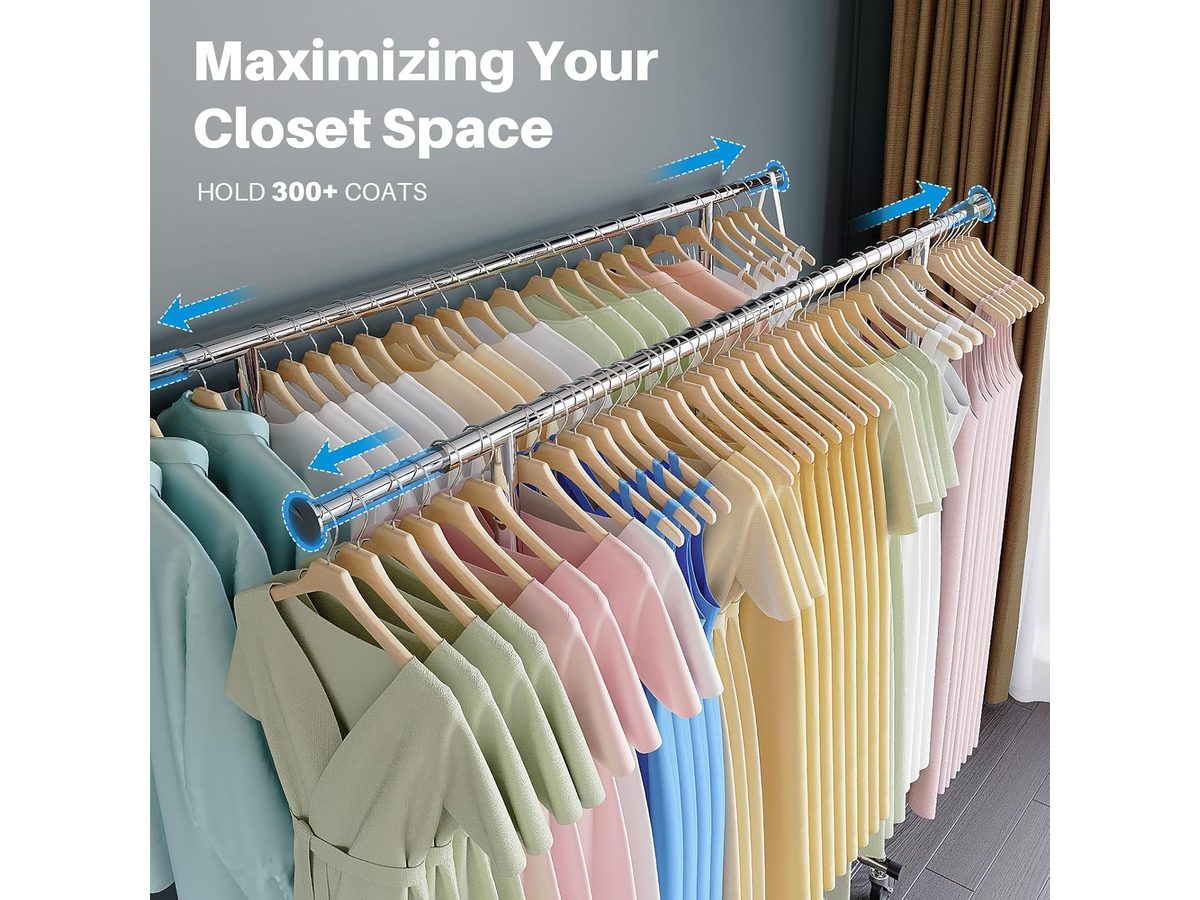 Metal Wardrobe Clothes Rack