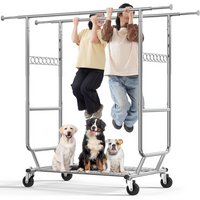 Thumbnail for Metal Wardrobe Clothes Rack