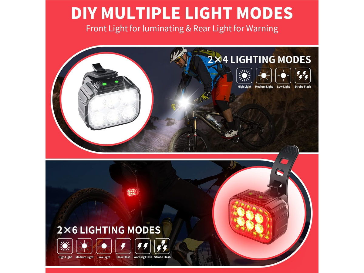 Rechargeable Bicycle Lights