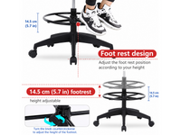 Thumbnail for Drafting Chair Adjustable Standing Desk Chair
