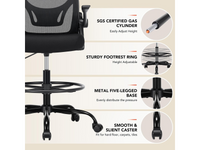 Thumbnail for Drafting Chair Adjustable Standing Desk Chair