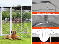 Thumbnail for Outdoor Dog Run with Shade Sail