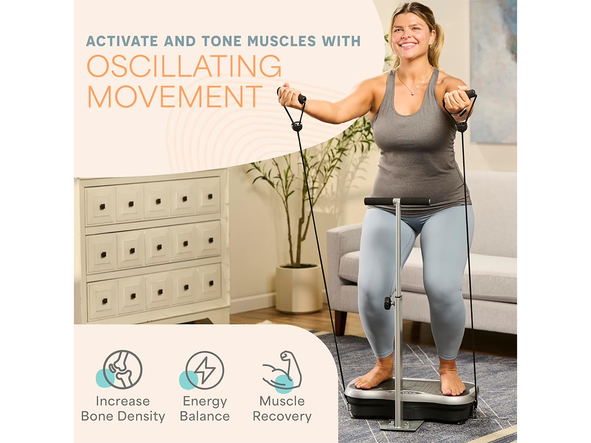 Vibration Plate with Handlebar