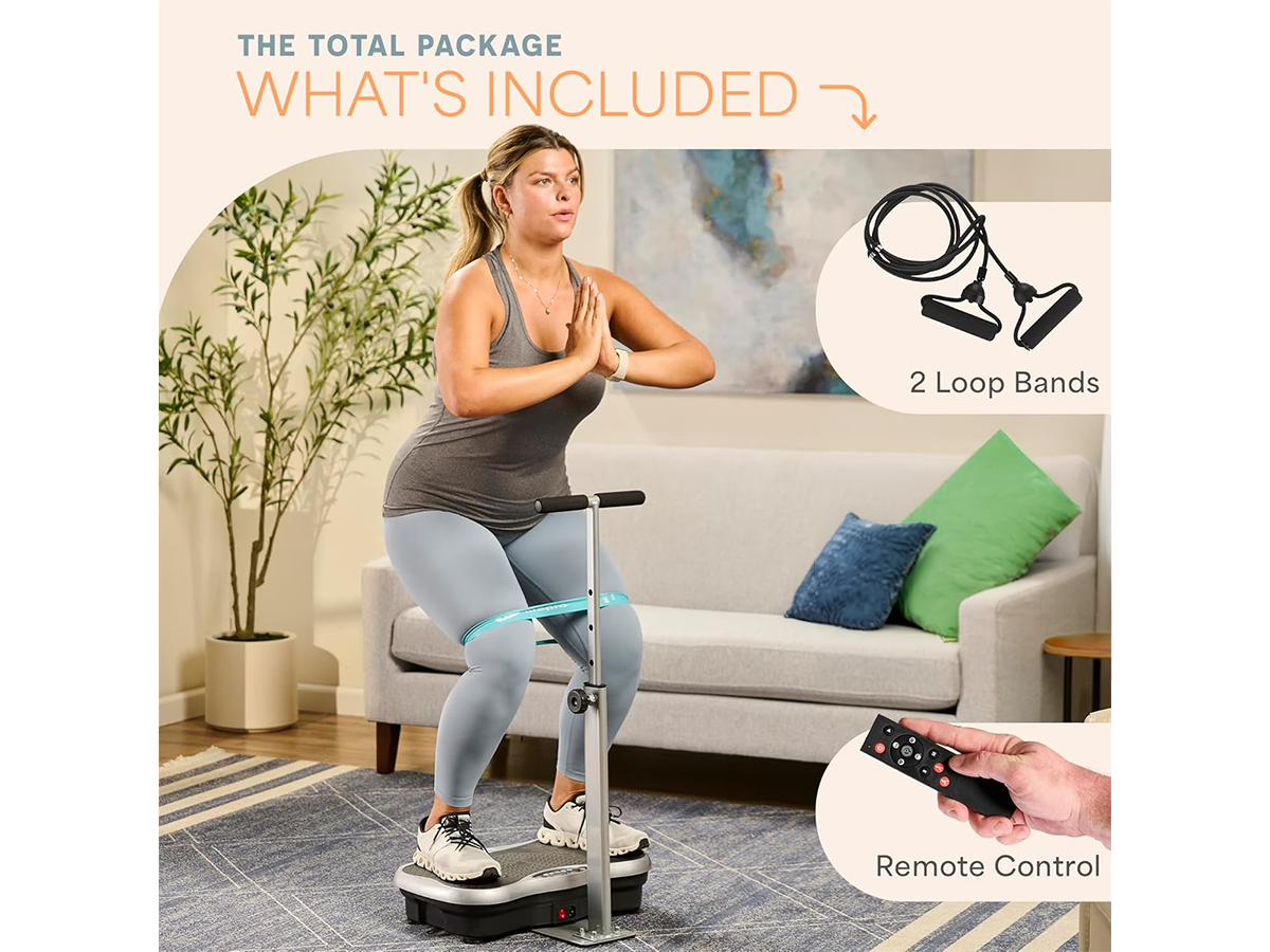 Vibration Plate with Handlebar