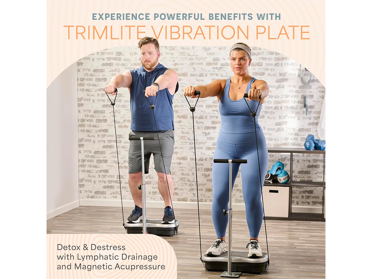 Vibration Plate with Handlebar