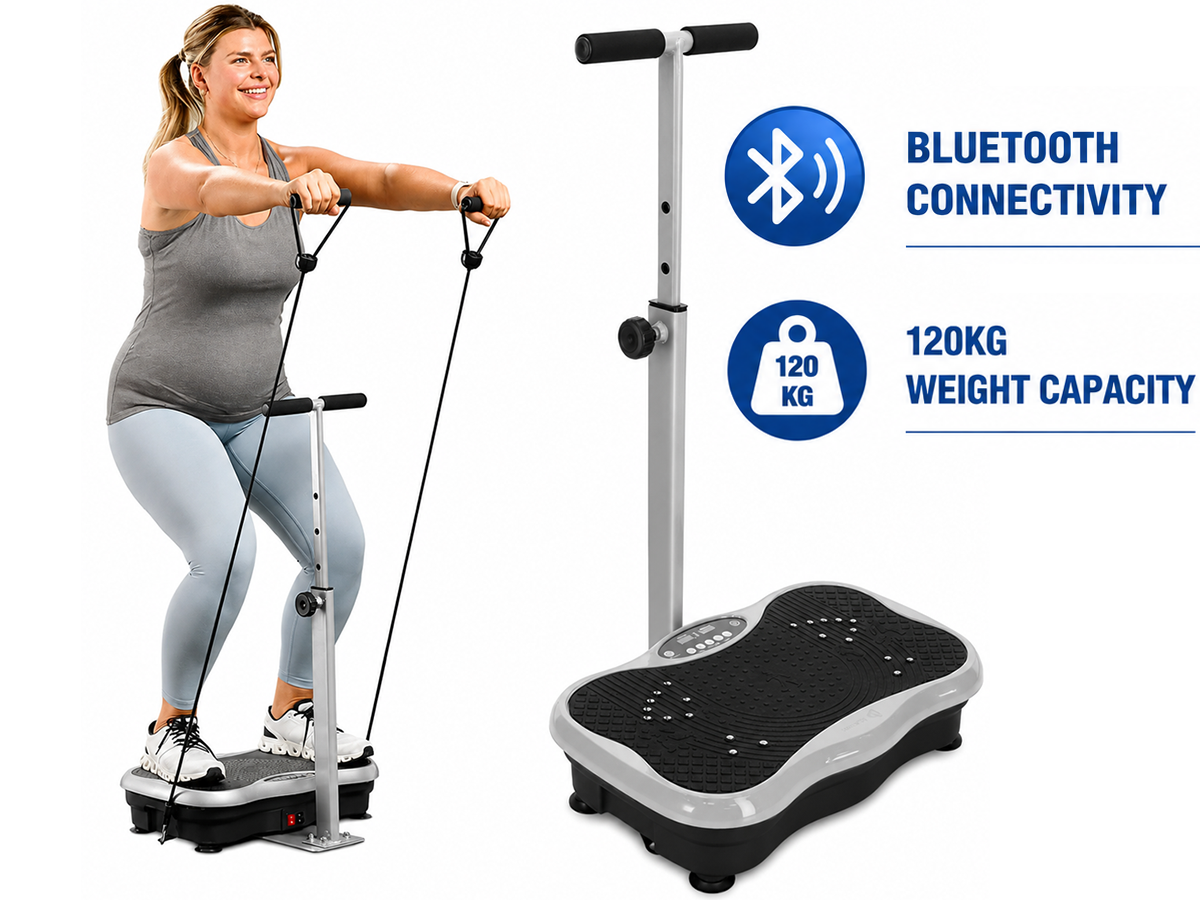 Vibration Plate with Handlebar