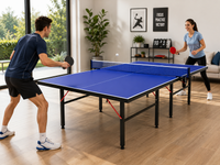 Thumbnail for Foldable Indoor Table Tennis Table with Accessories