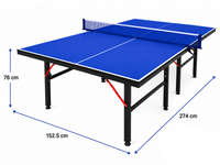 Thumbnail for Foldable Indoor Table Tennis Table with Accessories
