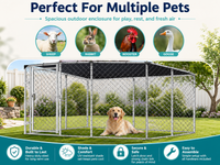 Thumbnail for Outdoor Dog Run with Shade Sail