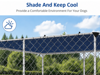 Thumbnail for Outdoor Dog Run with Shade Sail