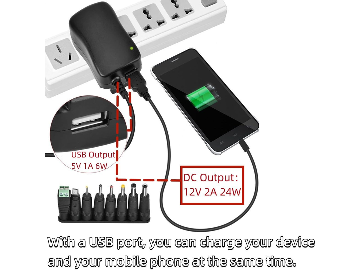 Adjustable Universal Power Adapter
