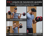 Thumbnail for Adjustable dumbbells 24KG