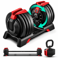 Thumbnail for Adjustable dumbbells 24KG