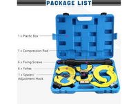 Thumbnail for Strut Spring Compressor Kit Interchangeable Fork Strut Spring Extractor Set