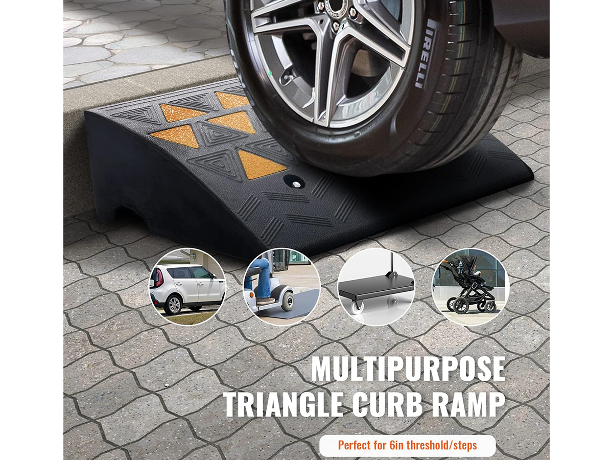 Kerb Ramp Curb Ramp Pair 15.2cm Car Ramps x 2