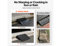 Thumbnail for Kerb Ramp Curb Ramp Pair 17.8cm Car Ramps x 2