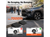 Thumbnail for Kerb Ramp Curb Ramp Pair 17.8cm Car Ramps x 2